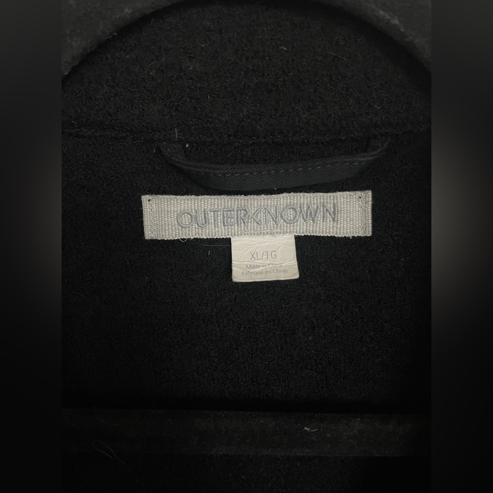 Outerknown 100% Wool Black Jacket - image 3